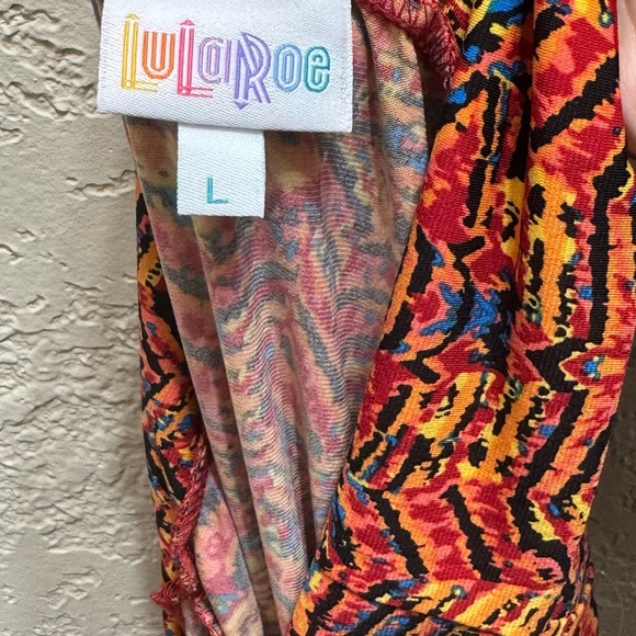 LuLaRoe Maxi Skirt L NWT Boho Tribal Print Stretch - Picture 5 of 5